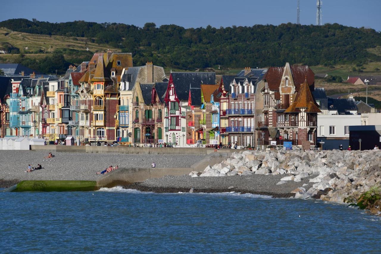 Les Herbages Mers-les-Bains Bagian luar foto