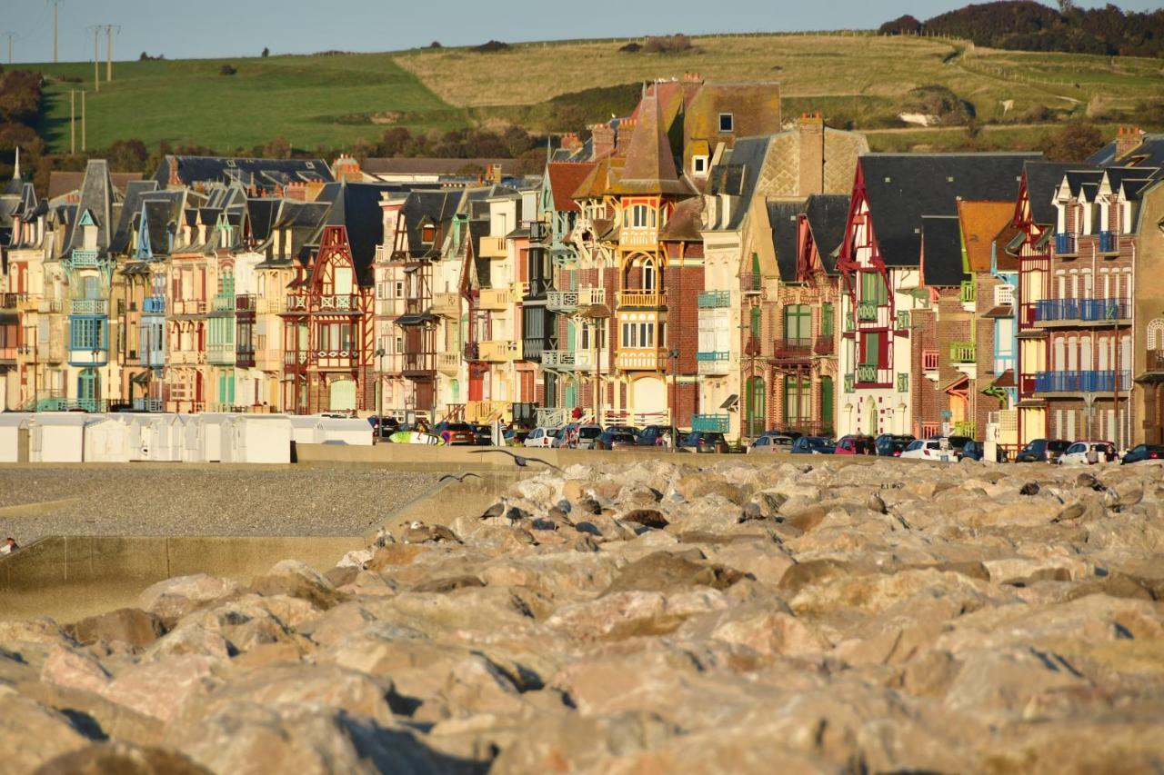 Les Herbages Mers-les-Bains Bagian luar foto